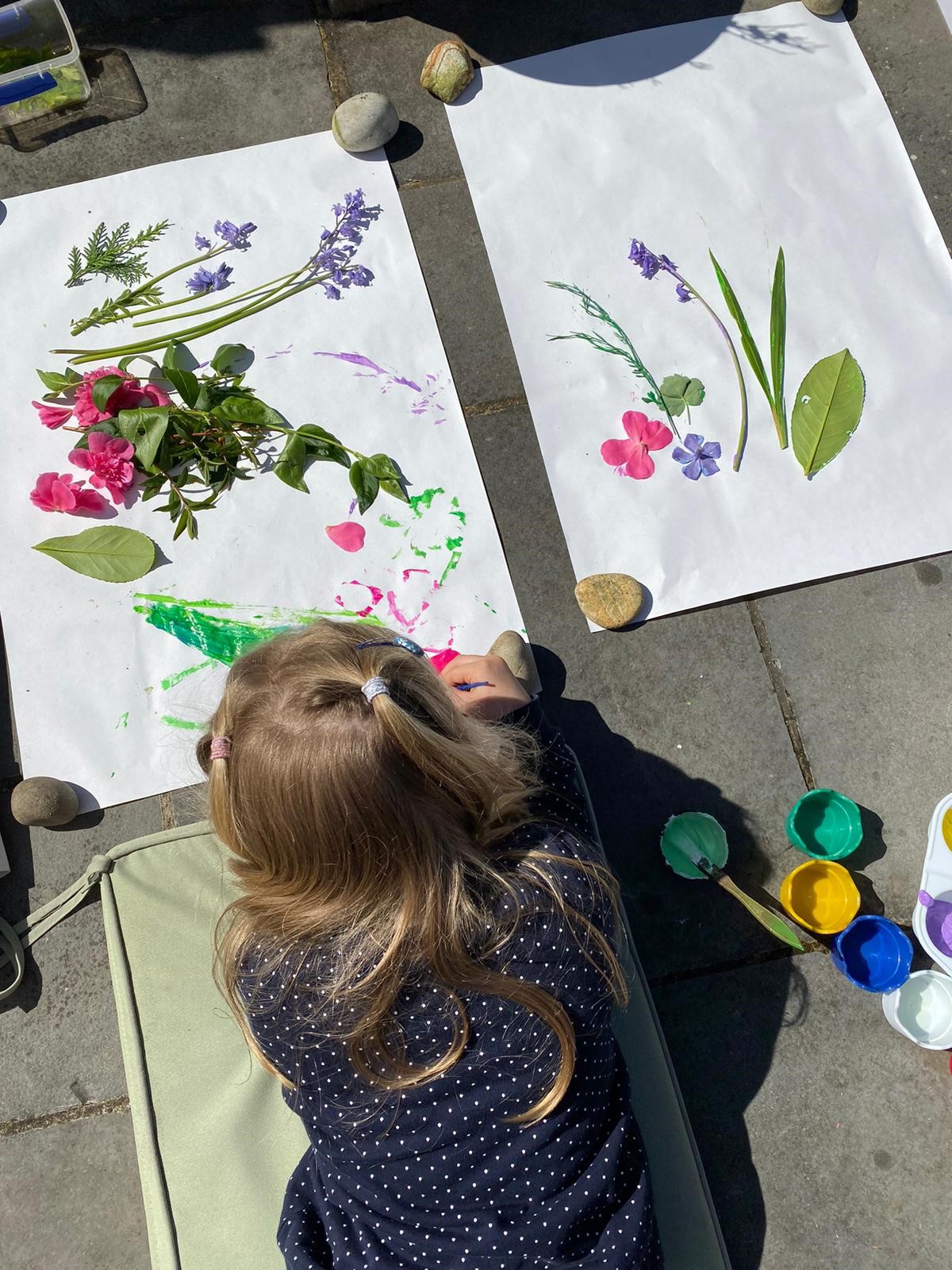 Printing with paints